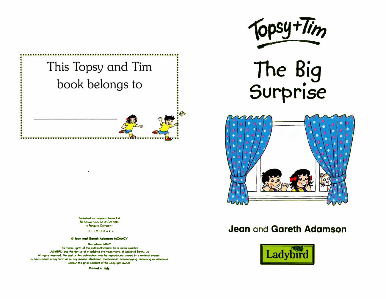 Ladybird - Topsy Tim Books - The Big Surprise (01),绘本,绘本故事,绘本阅读,故事书,童书,图画书,课外阅读